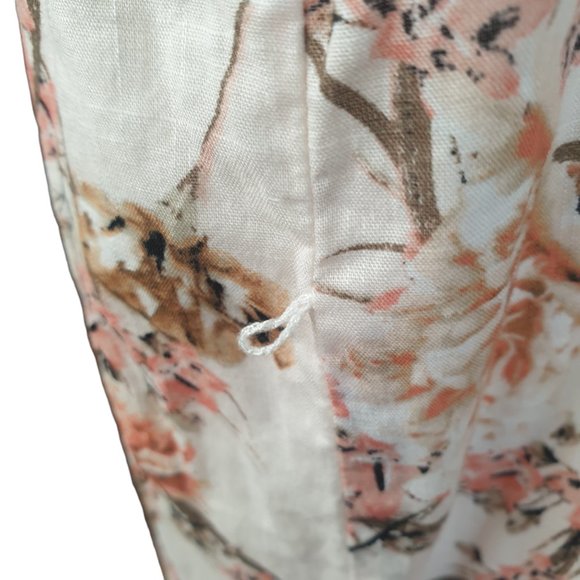 Piper | Size 12 | Boho Sleeveless Crochet Top Floral Midi Flowy Turtleneck Dress - Picture 7 of 11